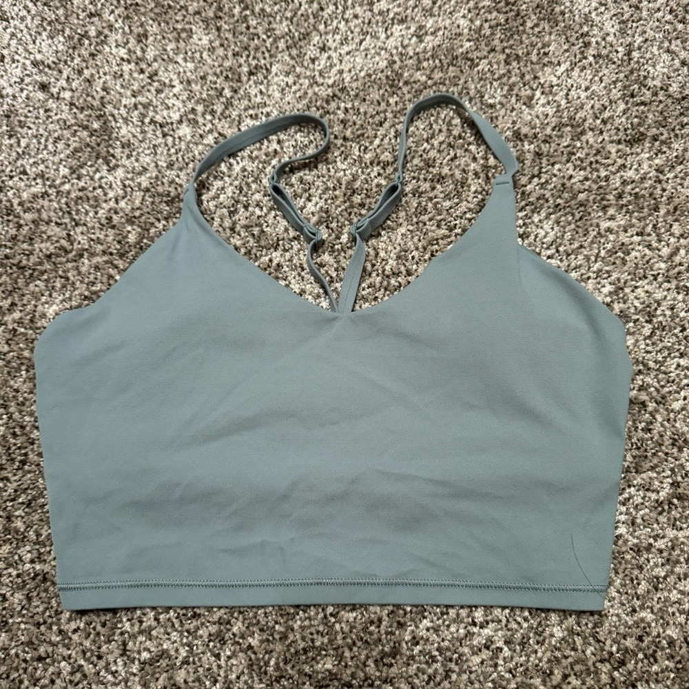 Athleta | Elation Strappy Crop | Light Green | S A-C